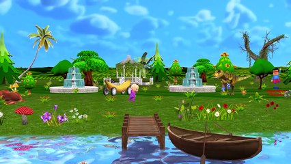 Смешные Маленькие Дети, Играя Плохую Девочку Джокер Игрушка Шалость Динозавра Нападения Животных Finger Семья