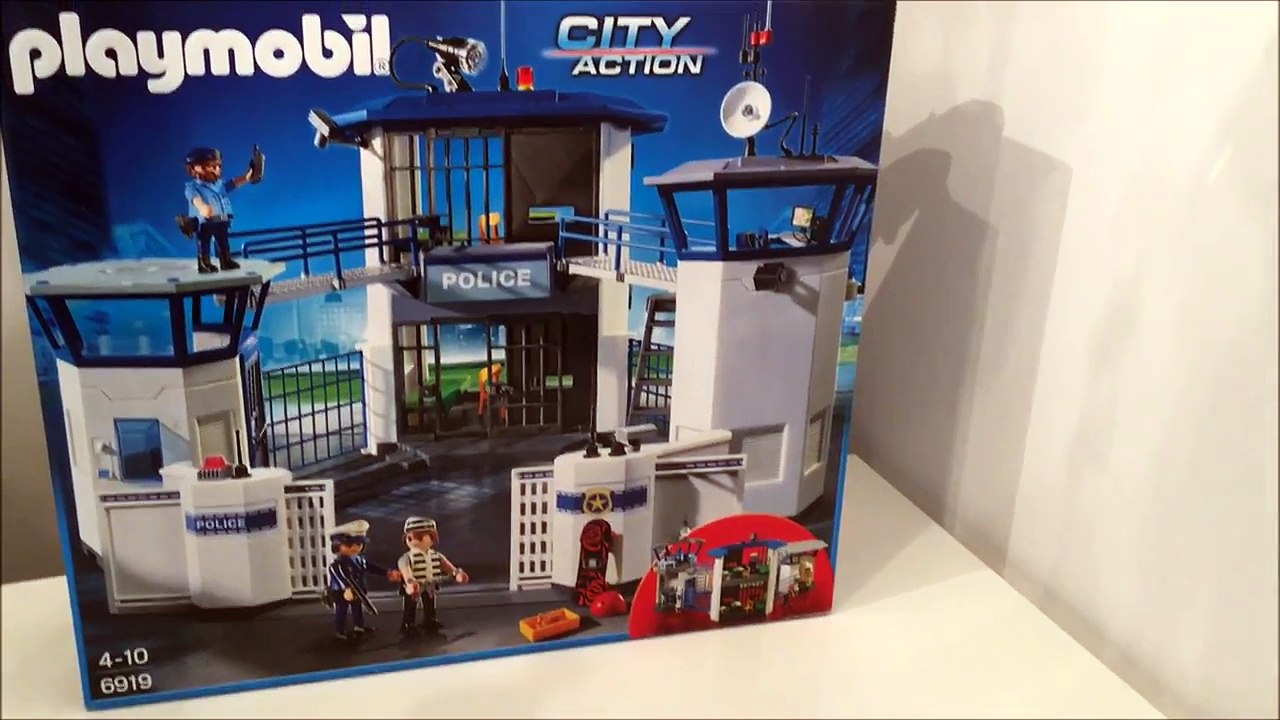 Playmobil Toy Police Headquarters with Prison 6919 unboxing | Playmobil Nederlands gesprok