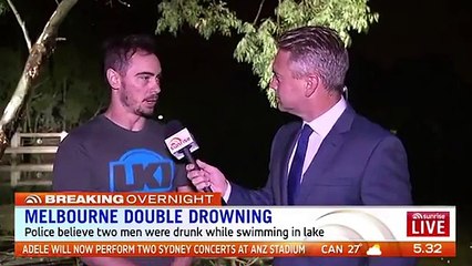 Two men drowned during 'drunken' Melbourne swim _2017