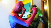 Spidergirl Pranked by Gorilla Spiderman | Spider Frozen Elsa & Joker Toilet, Jack Frost, M