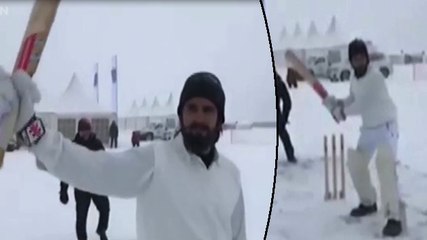 Ranveer Singh Playing Cricket In Switzerland | Bollywood Buzz