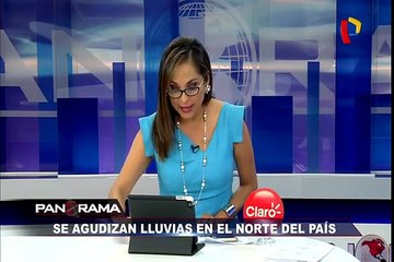 Fuertes lluvias se registran en el norte del país