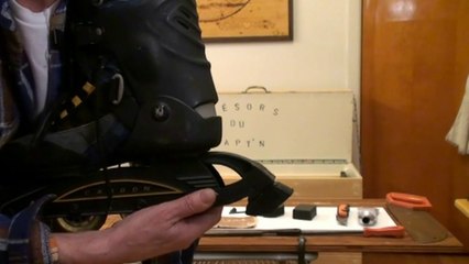 Frein pour patins de roues alignées.