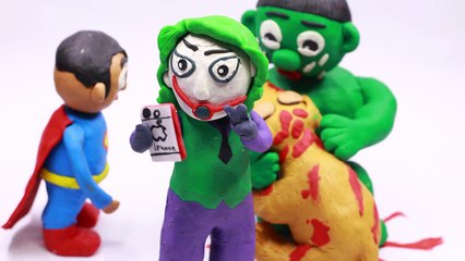 Bad baby Hulk vs Frozen Elsa scrambled to the candy Superhero in real life Play Doh Animation