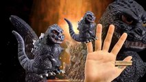 Finger Family Godzilla T-Rex Dinosaurs Cartoons | King Kong Finger Family Children Nursery Rhymes
