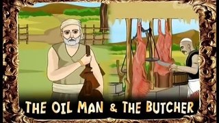 Cartoon The Oil man   the Butucher   Moral Stories(360p)