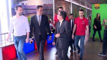 La secció hoquei patins fa entrega de la Copa del Rei al Museu del FC Barcelona