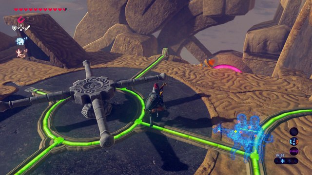 Zelda Breath of the Wild - Donjon Gerudo Vah'Naboris terminal 1