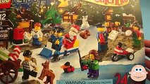 ♥ Baby Big Mouth Opens A Christmas Calendar filled with LEGO ☻ Baby LeArn eGgs ColOrs