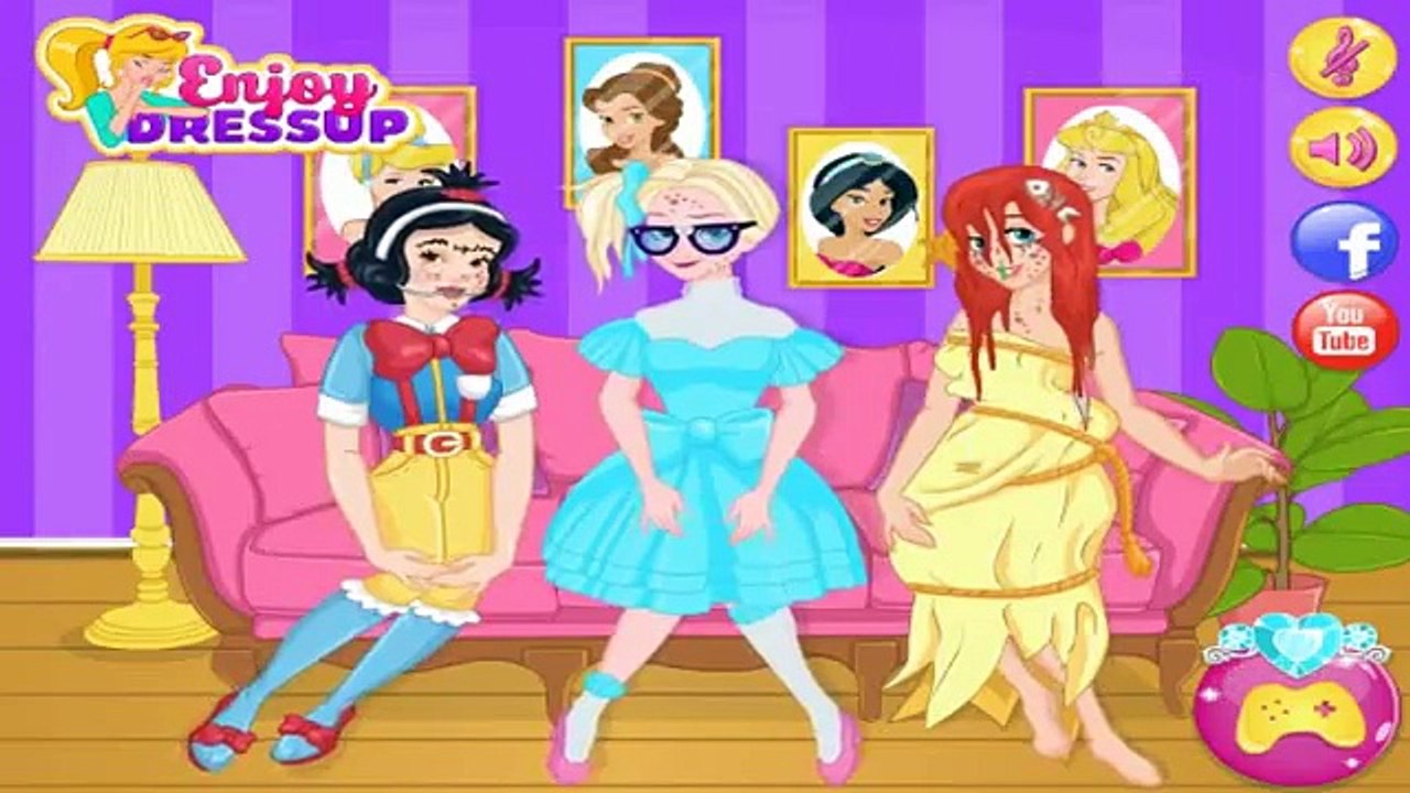 PRINCESAS DISNEY ELSA ARIEL Y BLANCANIEVES ENTREVISTA DE TRABAJO! - DISNEY PRINCESS JOB IN