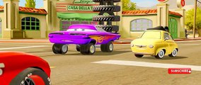 Disney Cars Finger Family | Daddy Finger Song Cars Lightning McQueen - Nursery Rhymes & To
