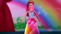 Mattel ► Barbie Rainbow Cove Princess, Castle & Carriage | Świecąca Tęczowa Księżniczka ► TV TOYS