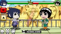 Naruto Shippuden Thousand Years Of Death Game Rock Lee VS Uchiha Sasuke