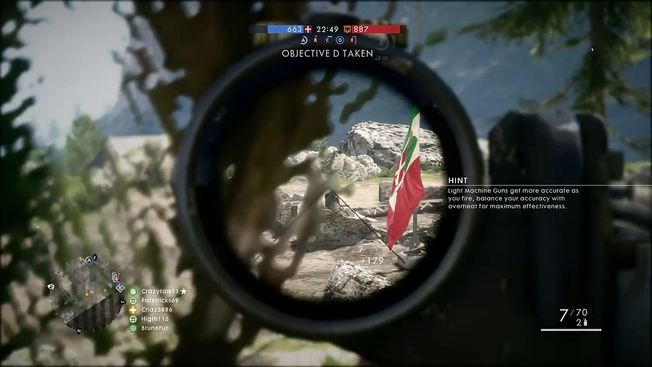 Chaz cant snipe.