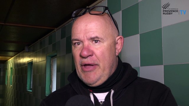 Marc Delpoux après Chambéry / Provence Rugby