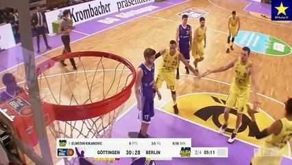 Elmedin Kikanović - 24 poena protiv BG Gottingen (5.3.2017)