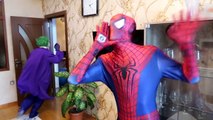 Spiderman, Frozen Elsa, Anna Snow, White Prank, Maleficent in Pool - Funny Superheroes in
