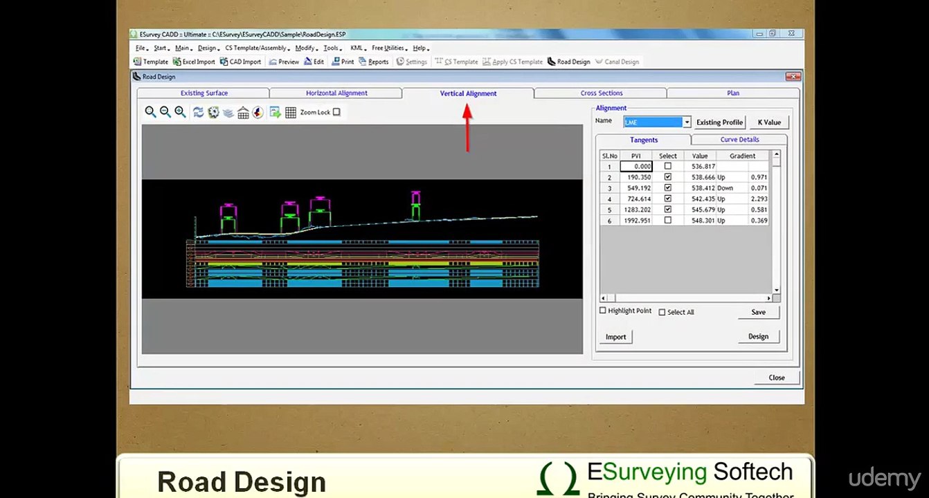 Road Design - 11. Plan and Profile generation