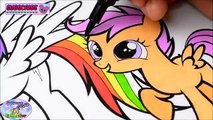 My Little Pony Coloring Book MLP Rainbow Dash Scootaloo Episode Surprise Egg and Toy Collector SETC