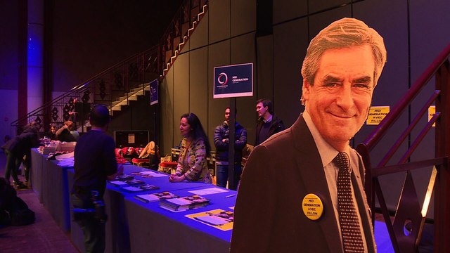 Fillon rassemble ses soutiens à Aubervilliers