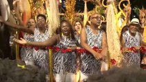 Rio de Janeiro's Carnival comes to life with colourful floats and feathered dancers