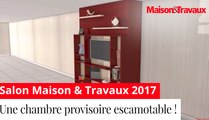 Salon Maison & Travaux : une chambre provisoire escamotable !