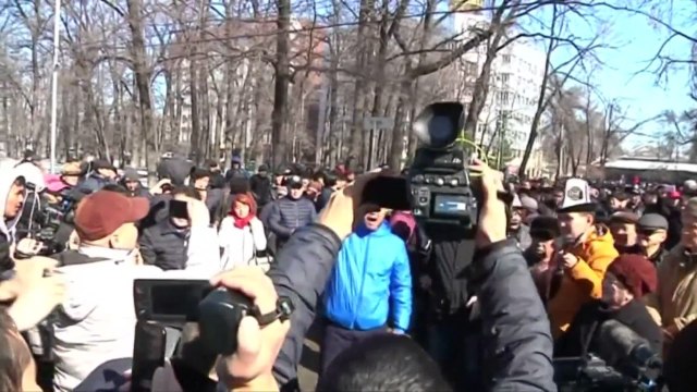 Kyrgyz opposition leader detained ahead of presidential campaign