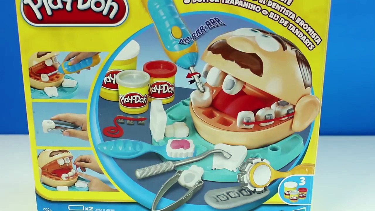 Play Doh Doctor Drill N Fill Playset Dentist Play-Doh Juego de Dentista Médico Doctor Set Toy Video