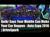 QuikrCars Showcases Car Made Out Of Mobile Phones - Auto Expo 2016 | DriveSpark