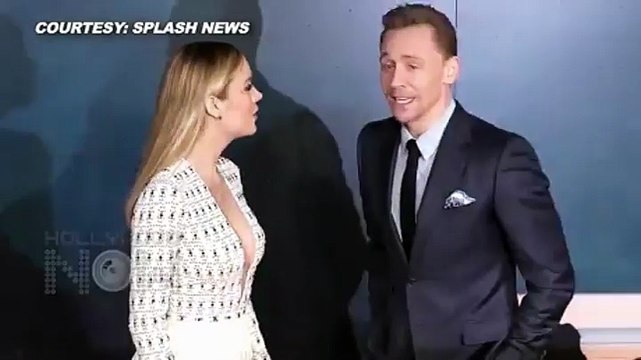 Tom Hiddleston regarde dans le décolleté de Brie Larson