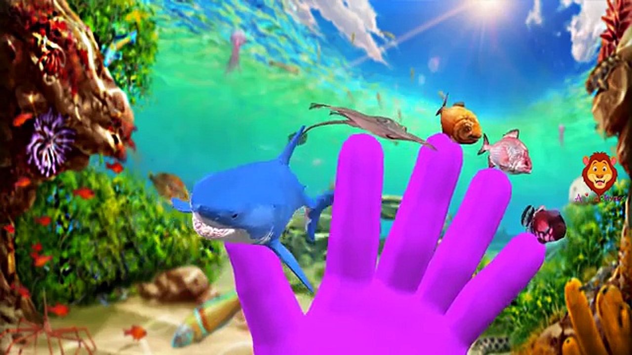 Wild Animals Video For Children | Dinosaurs Names & Sounds | Finger Family Nursery Rhymes