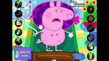 Peppa pig doctor juego de la película de Peppa Pig Mal herido de la Cirugía de juegos de dibujos animados para niños Geo