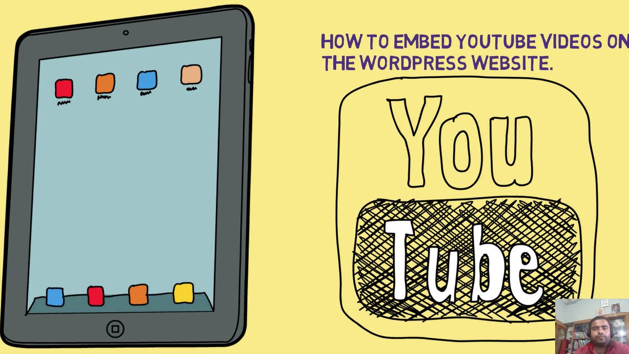 How to embed youtube videos on wordpress?