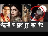 Sanjay Leela Bhansali slapped on the sets of Padmavati, Watch Viral Video
