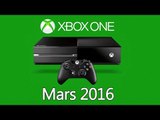 XBOX ONE - Les Jeux Gratuits de Mars 2016