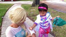 Doctor Baby saves Frozen Elsa, Snow White, Fairy w/ Spiderman, Police funny superhero vide