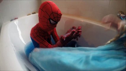 Frozen Elsa vs Slime Baff! w/ Spiderman, Joker, Maleficent! Superheroes Funny