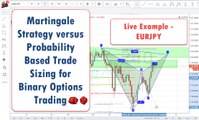 Martingale Strategy versus Probability Based Trade Sizing for Binary Options Trading