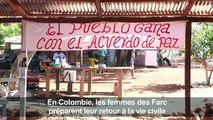 Colombie: les femmes Farc préparent leur retour à la vie civile