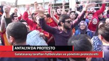 Galatasaray'a havalimanında taraftar tepkisi