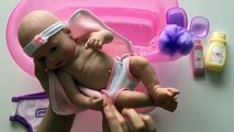 Baby Doll Bath Time Pretend Play, How To Bath A Baby Doll Playset Toys