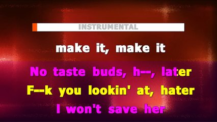 Big Sean and Eminem - No favors KARAOKE / INSTRUMENTAL