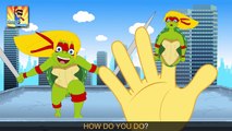 Finger Family Kungfu Turtles | Finger Family Rhymes Turtles Family | Finger Family Parody