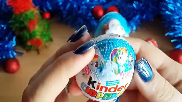 Kinder Surprise Egg Christmas Party! Opening 2 New Huge Giant Jumbo Kinder Surprise Eggs!