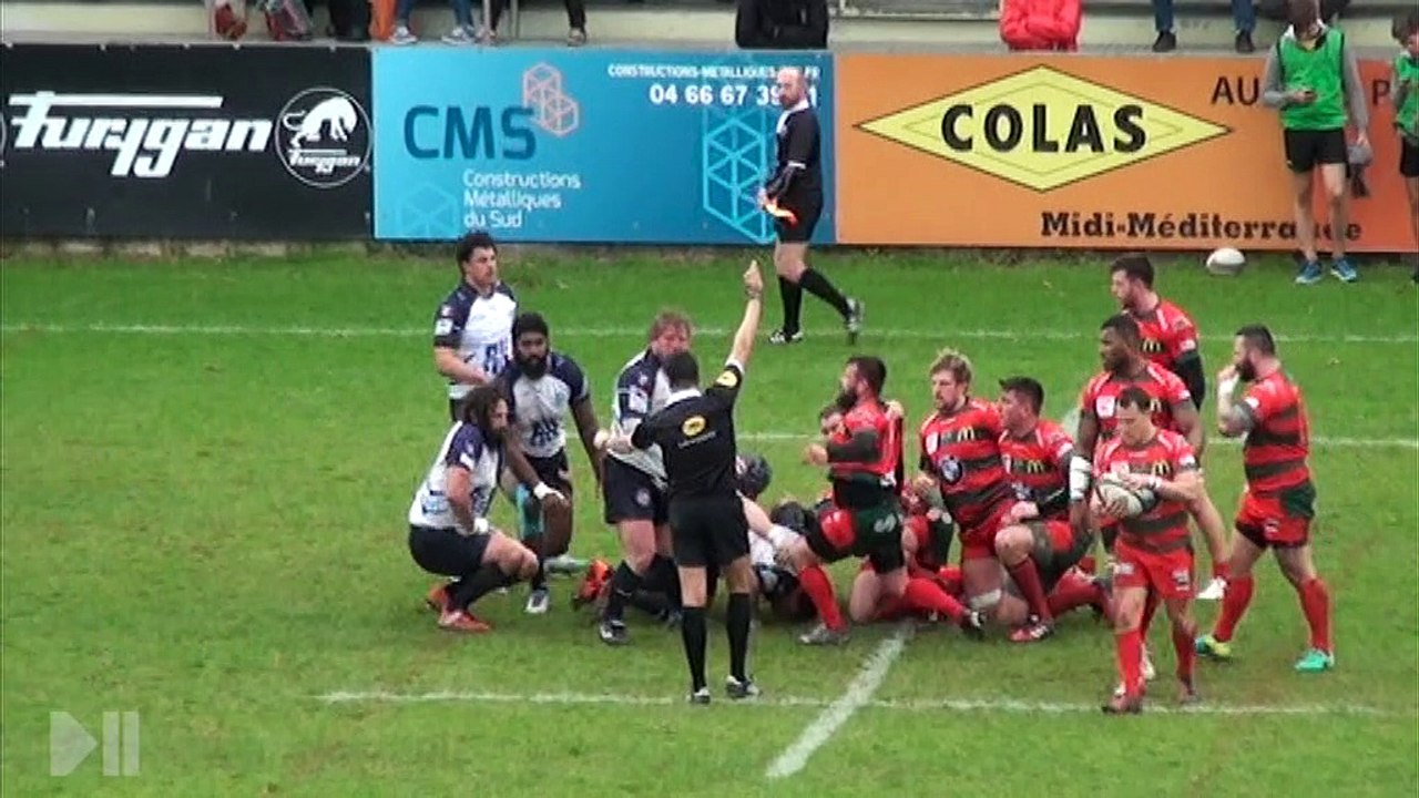 Rugby : Nîmes 19-16 Strasbourg
