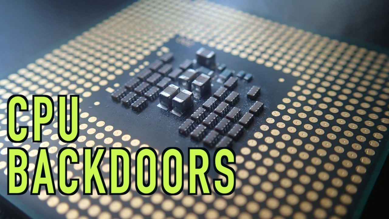 CPU Backdoors Could Allow Government Spying