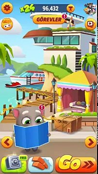 Talking Tom Gold Run - Hanks Highway Gameplay - Talking Tom Gold Run Hank Gameplay