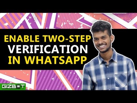 Enable Two-step Verification in WhatsApp - GIZBOT
