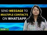 WhatsApp: Send Message to Multiple Contacts on WhatsApp - GIZBOT