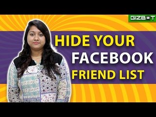 Quick Steps to Hide Your Facebook Friend list - GIZBOT